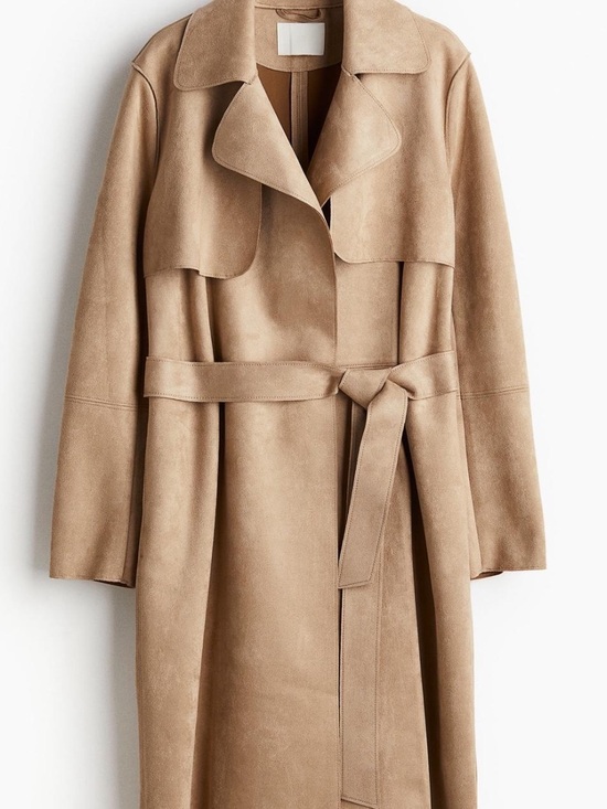 H&M Jackets & Blazers - H&M Classic Camel Belted Trench Coat - Women